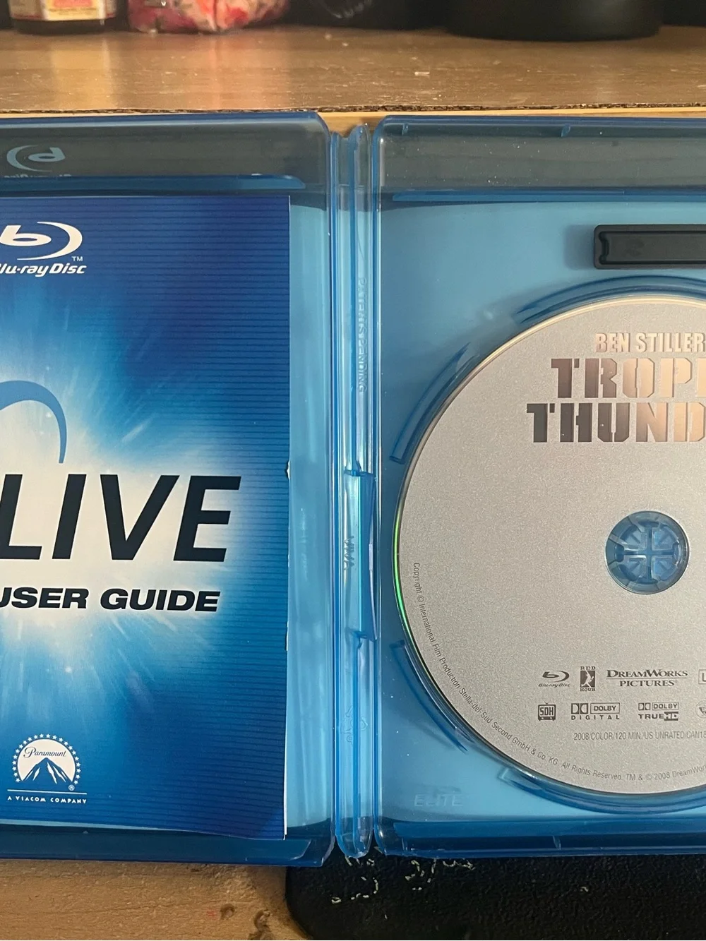 Dreamworks Tropic Thunder Director's Cut Blu-ray - Black & Blue